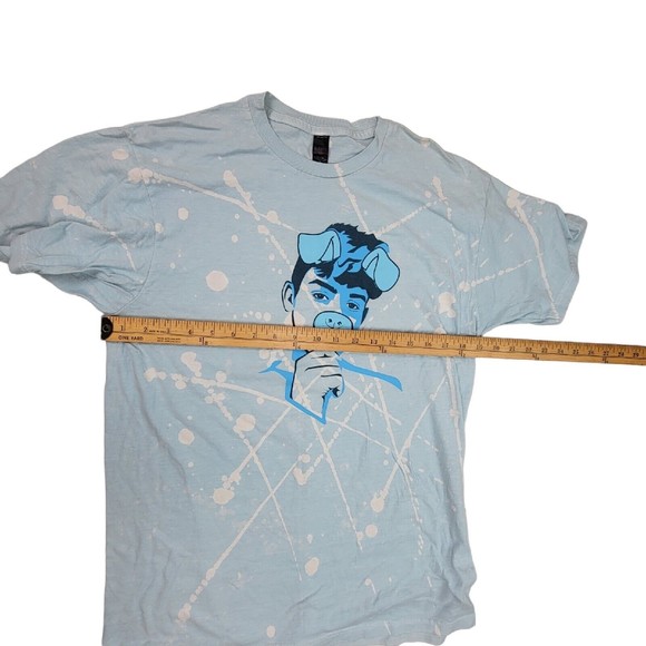 Artist Charles Gitnick End Gun Violence T-Shirt Paint Splatter Portrait Sz M - Picture 11 of 16